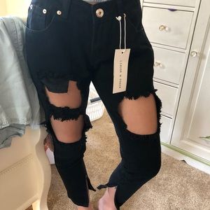 Liquor N Poker Ripped Skinny Jeans